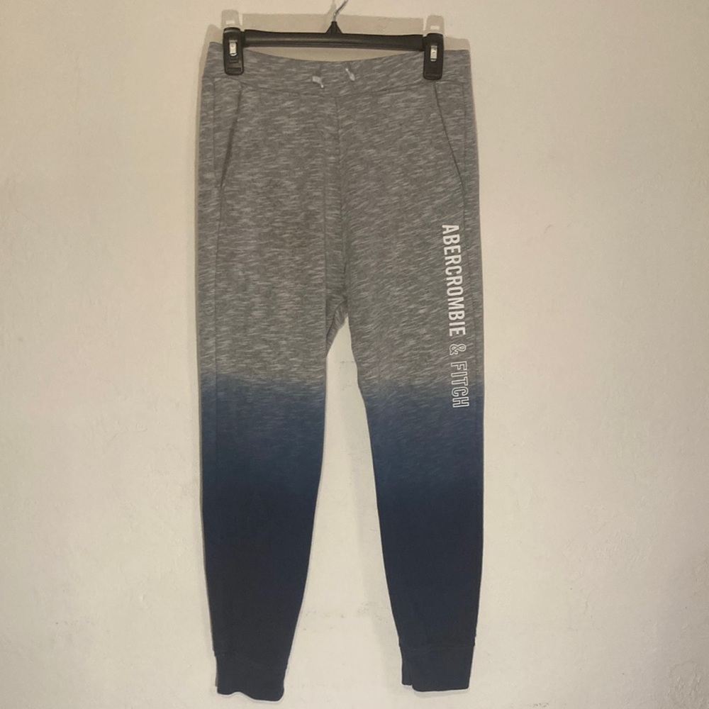 Abercrombie Kids Size 15/16 Grey and Blue Sweatpants